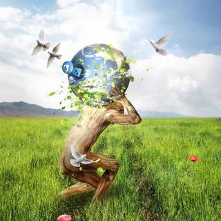 Creative desktop 4k wallpaper