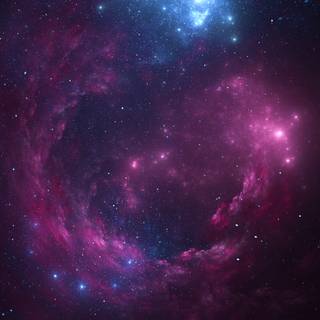 Pink galaxy 4k wallpaper