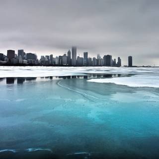 Winter Chicago wallpaper