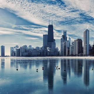 Winter Chicago wallpaper