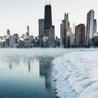 Winter Chicago wallpaper
