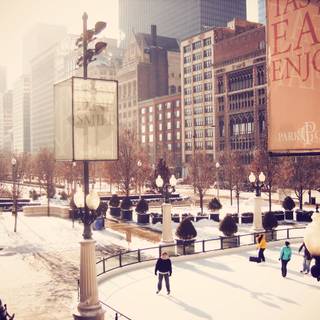 Winter Chicago wallpaper