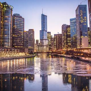 Winter Chicago wallpaper
