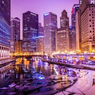 Winter Chicago wallpaper