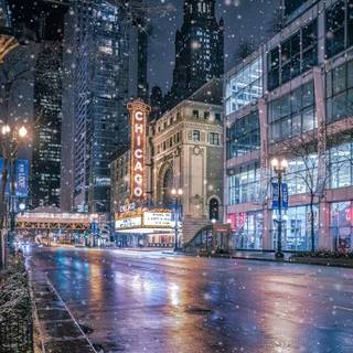 Winter Chicago wallpaper