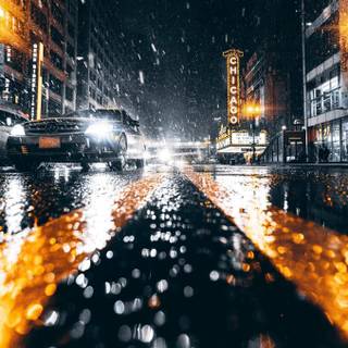 Winter Chicago wallpaper