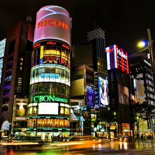 Winter Tokyo wallpaper