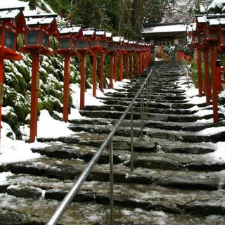 Winter Tokyo wallpaper