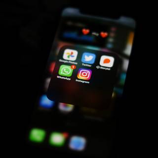 Social media addiction wallpaper