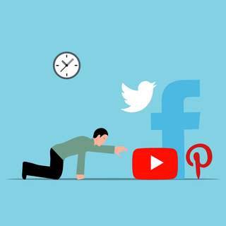 Social media addiction wallpaper