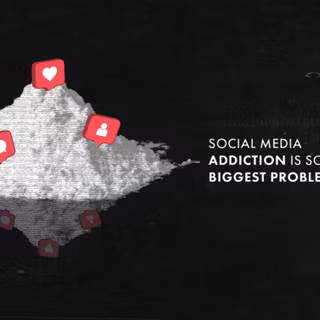 Social media addiction wallpaper