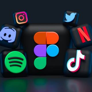 Social media addiction wallpaper