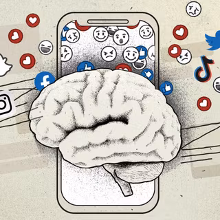 Social media addiction wallpaper