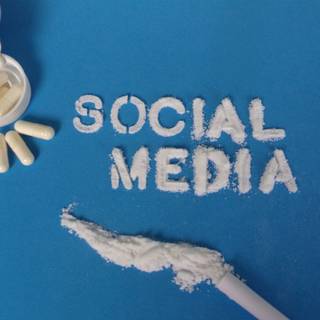 Social media addiction wallpaper