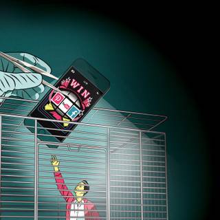 Social media addiction wallpaper