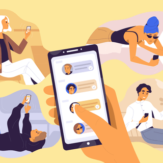 Social media addiction wallpaper