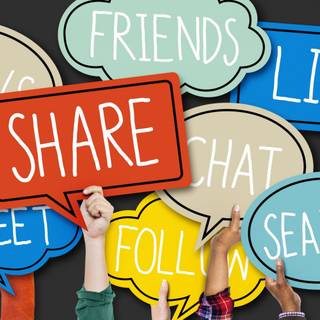 Social media addiction wallpaper