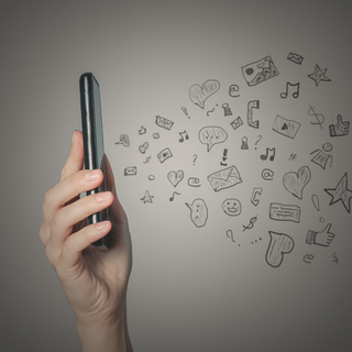 Social media addiction wallpaper