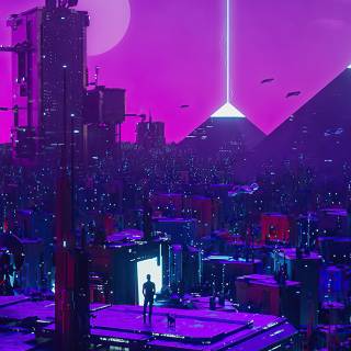 HD phone cyber wallpaper