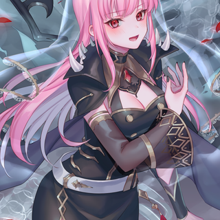 Mori Calliope phone wallpaper