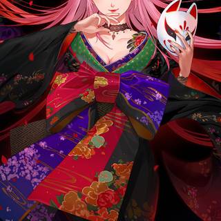 Mori Calliope phone wallpaper