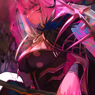 Mori Calliope phone wallpaper