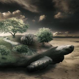 Turtle island wallpaper