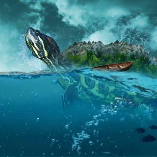 Turtle island wallpaper