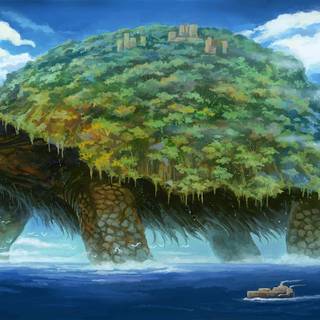 Turtle island wallpaper