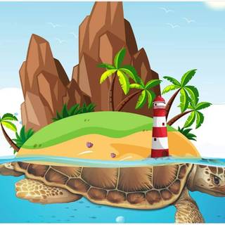 Turtle island wallpaper