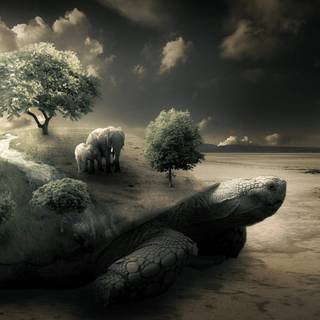 Turtle island wallpaper
