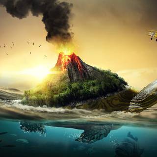 Turtle island wallpaper