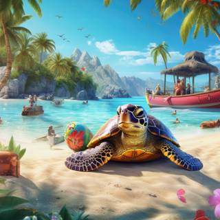 Turtle island wallpaper