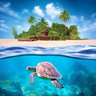 Turtle island wallpaper