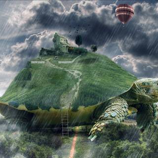 Turtle island wallpaper