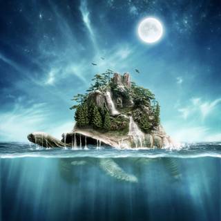 Turtle island wallpaper