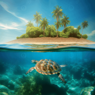 Turtle island wallpaper
