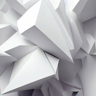 White and silver wallpaper