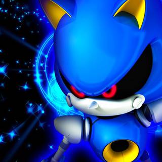 Sonic vs Metal Sonic wallpaper