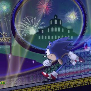 Sonic vs Metal Sonic wallpaper
