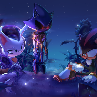 Sonic vs Metal Sonic wallpaper