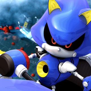 Sonic vs Metal Sonic wallpaper