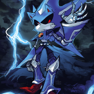 Sonic vs Metal Sonic wallpaper