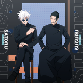 Gojo and Geto iPhone wallpaper