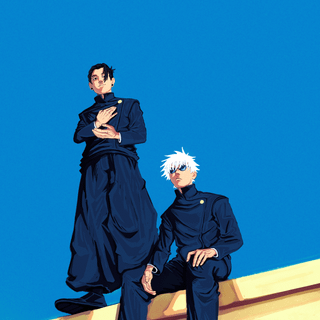 Gojo and Geto iPhone wallpaper