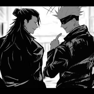 Gojo and Geto 4k wallpaper