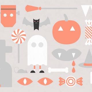 Cute Halloween Macbook wallpaper