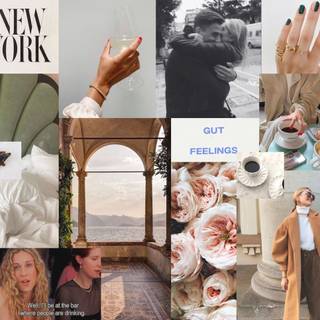 Halloween moodboard wallpaper