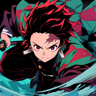 Tanjiro sword wallpaper