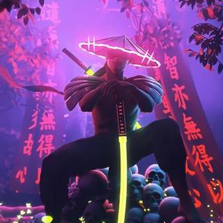 Samurai 4k iPhone wallpaper